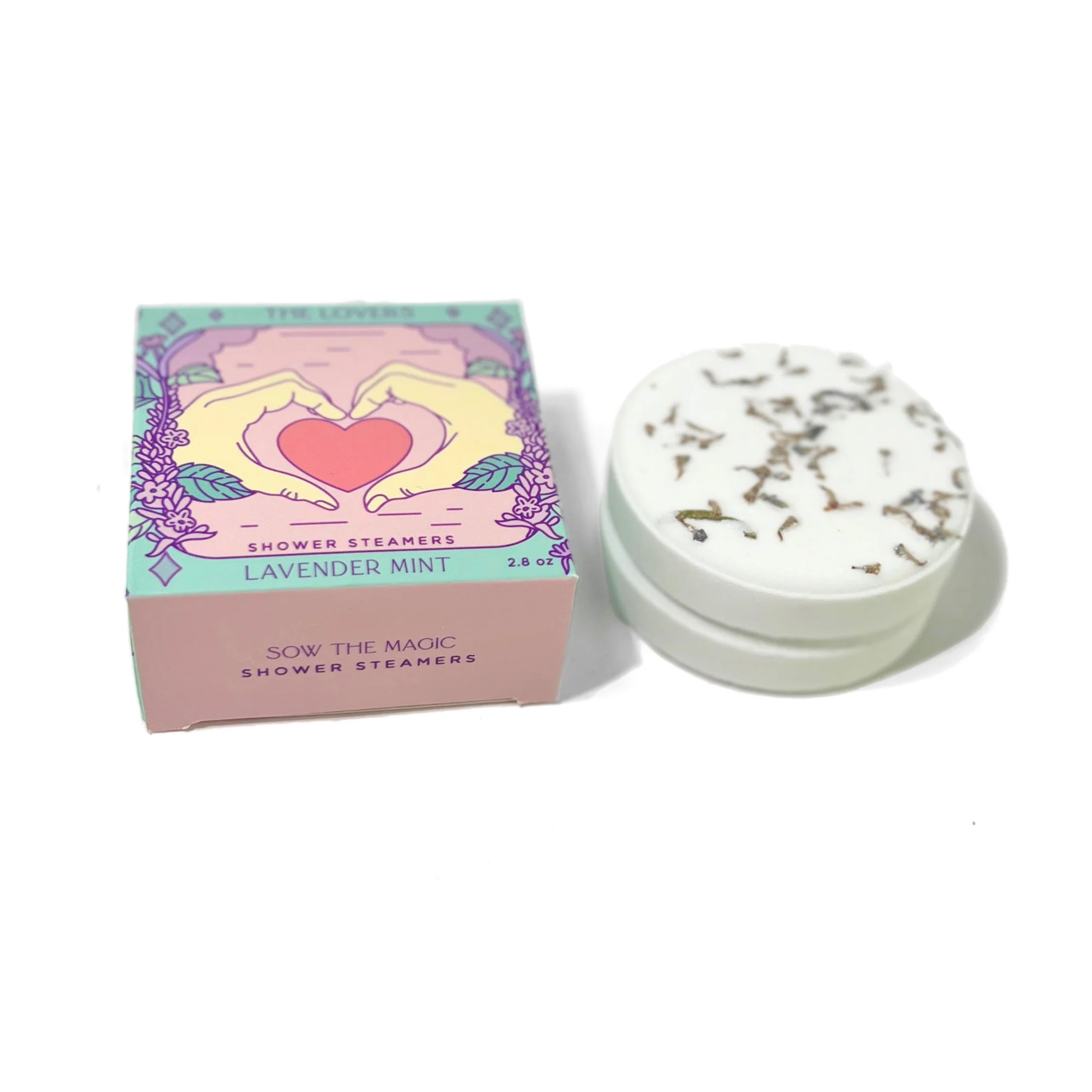 Sow the Magic - The Lovers Shower Steamer Set in Lavender Mint - Image 5