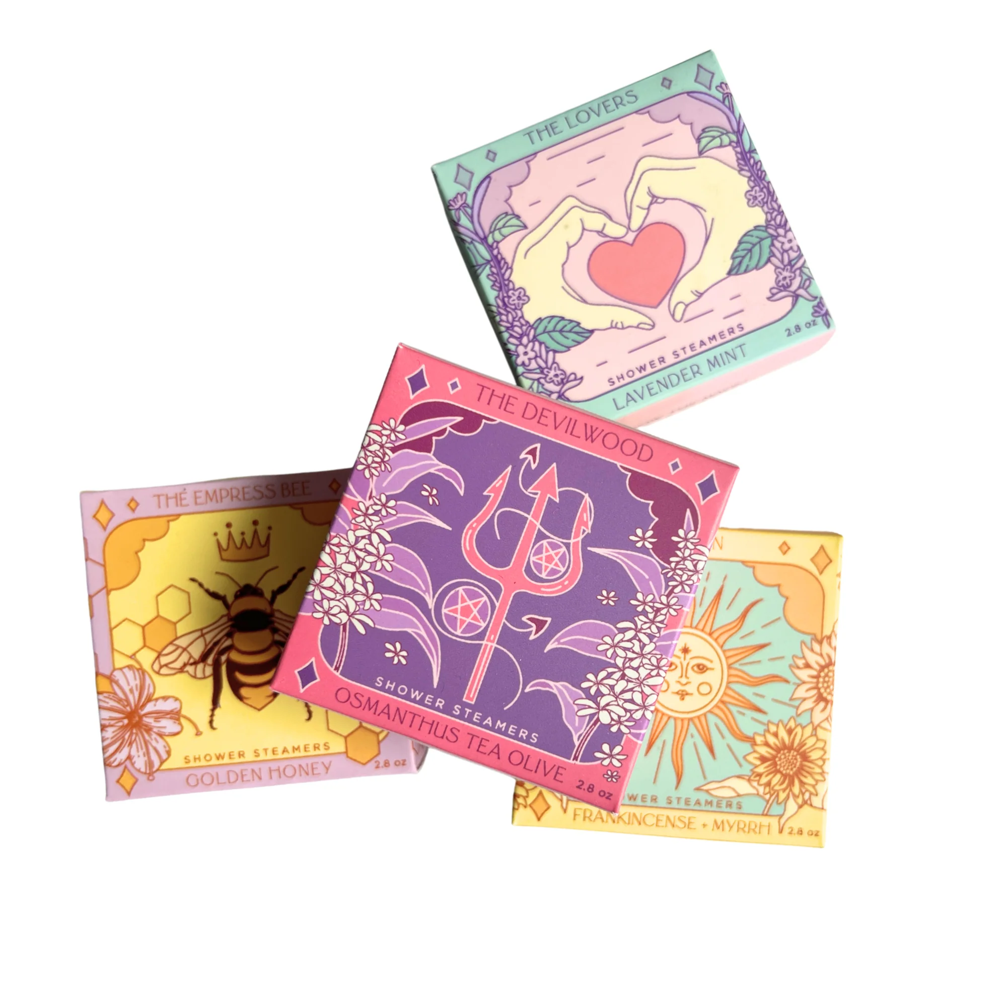 Sow the Magic - The Lovers Shower Steamer Set in Lavender Mint - Image 6