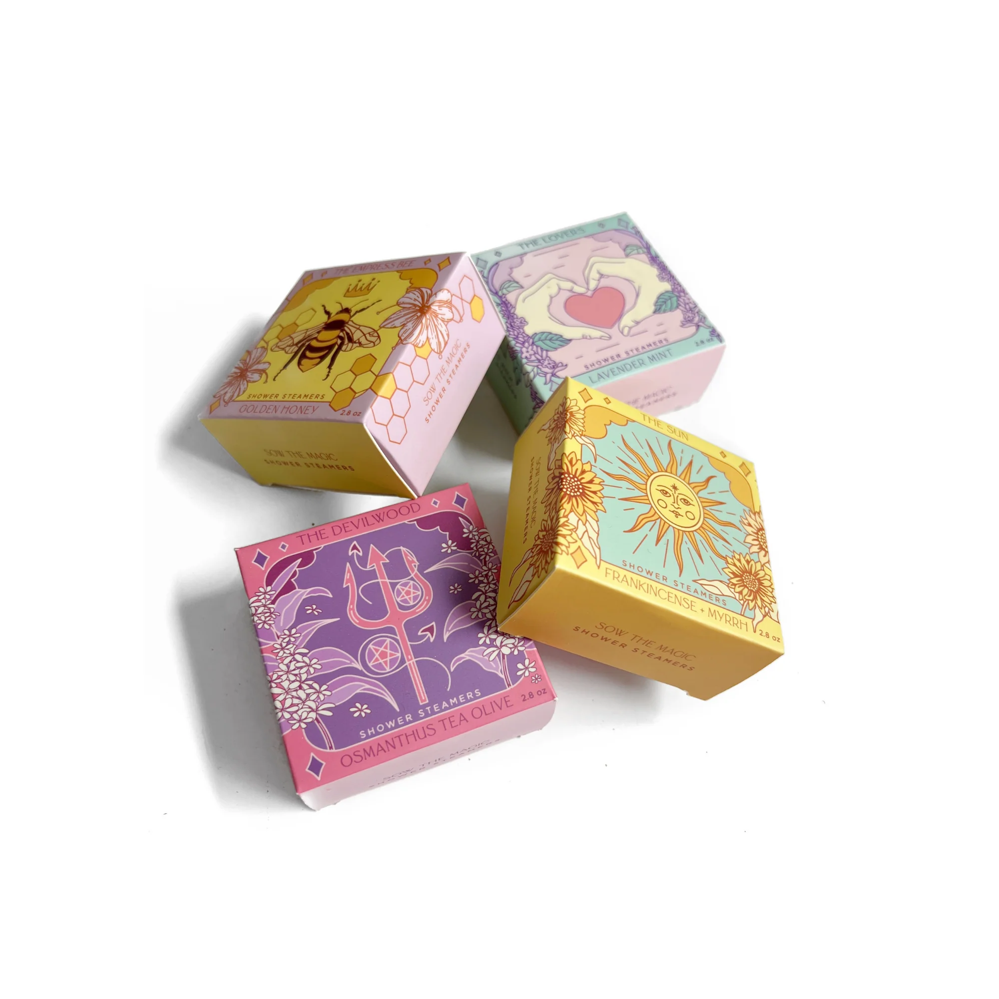 Sow the Magic - The Lovers Shower Steamer Set in Lavender Mint - Image 8