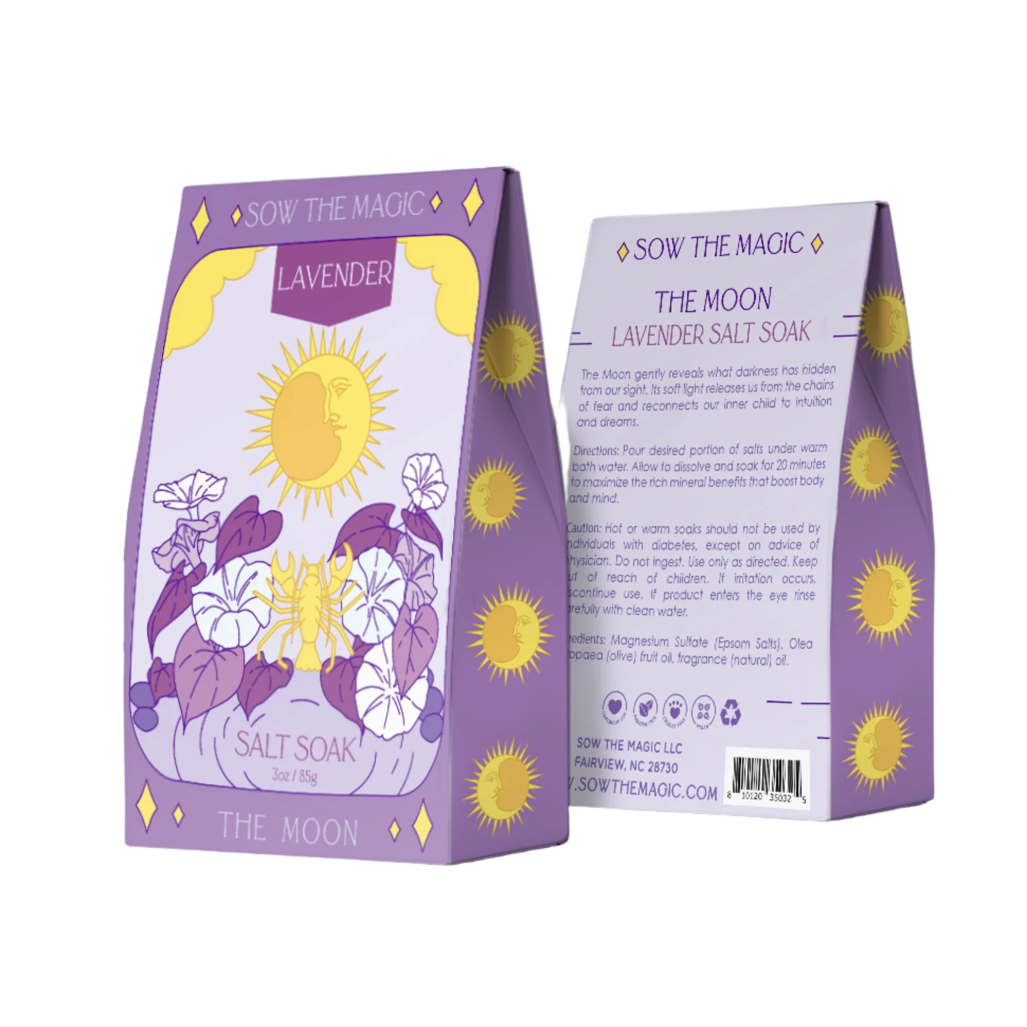 Sow the Magic - The Moon Salt Soak in Lavender - Image 3