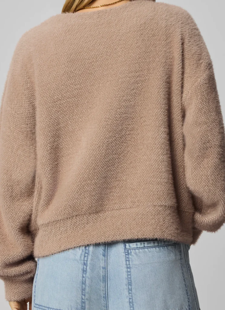 Splendid- Fallon Fuzzy Crewneck - Image 4