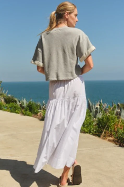 Sundry White Skirt - Image 2