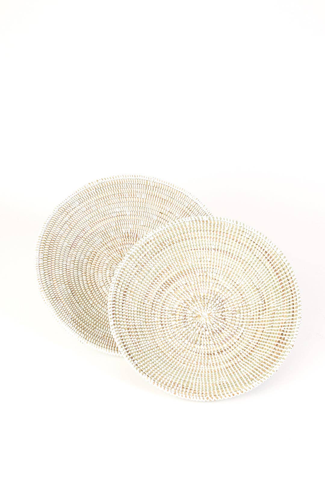 Swahili | AFRICAN MODERN - Solid White Grain Basket: SEN1C  - Small Basket - Image 3