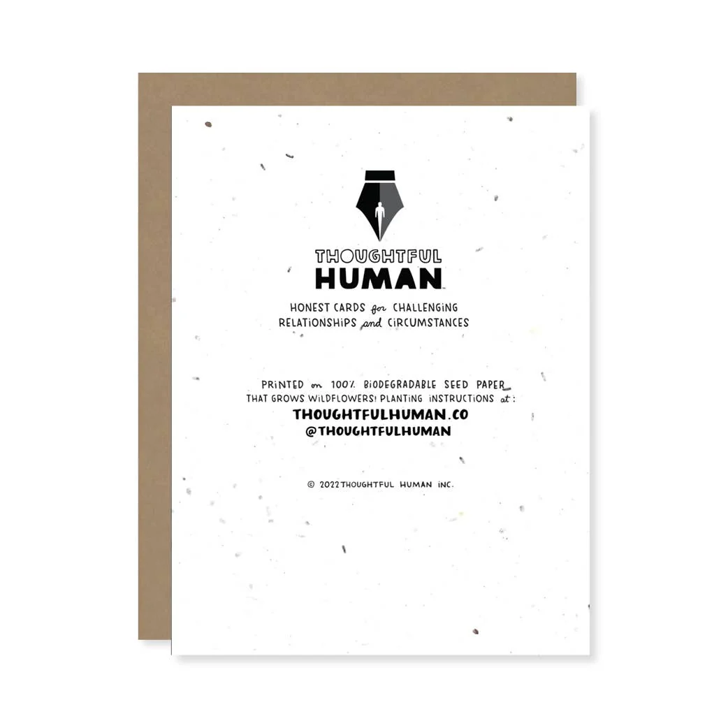 Thoughtful Human Greeting Card - Image 2