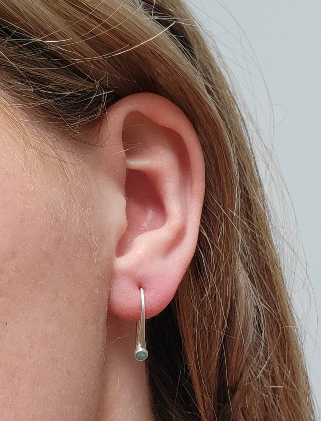 Turquoise pushpin earrings - Image 4