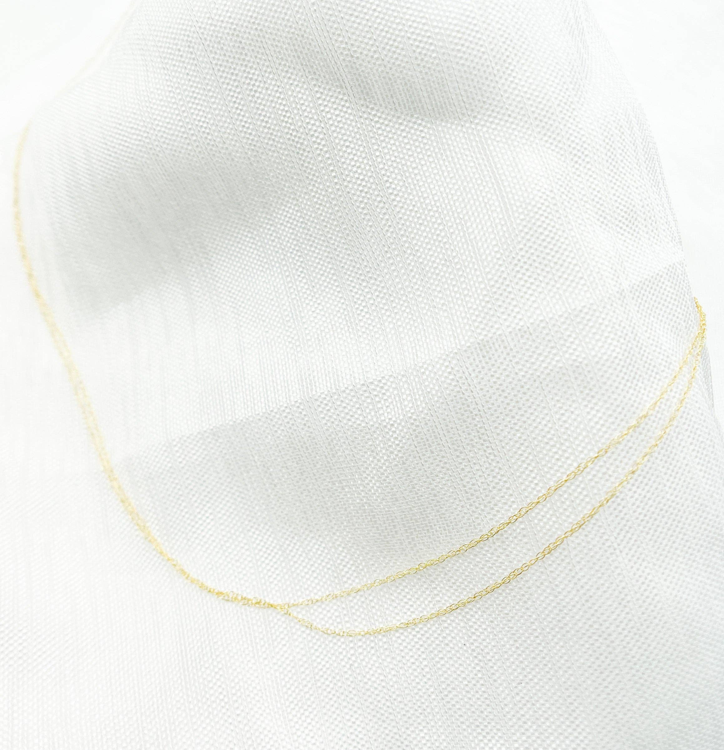 Tresor Jewelry Inc- 14K Solid Gold Rope Chain: 16 inch - Image 4