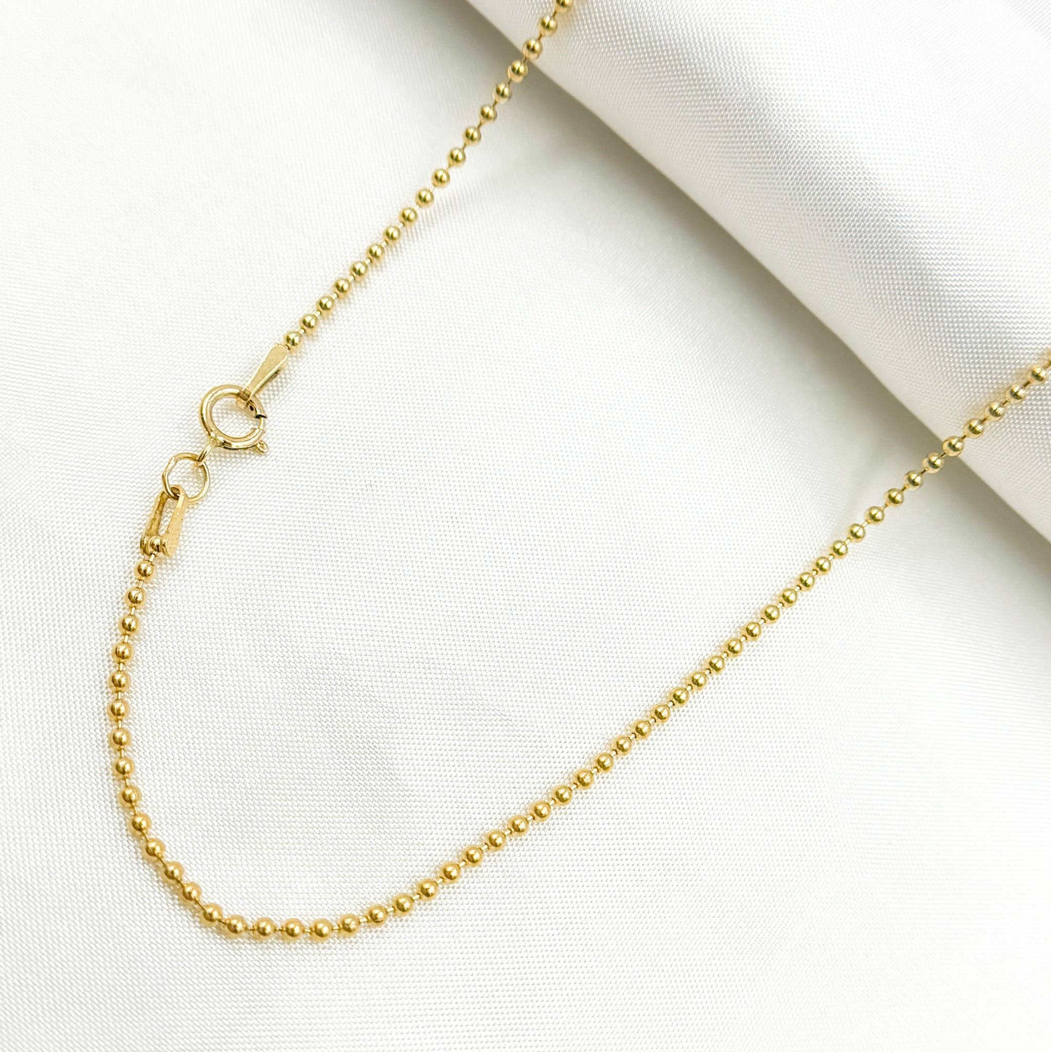 Tresor Jewelry Inc - 14k Gold Filled Ball Chain: 16 inch - Image 2