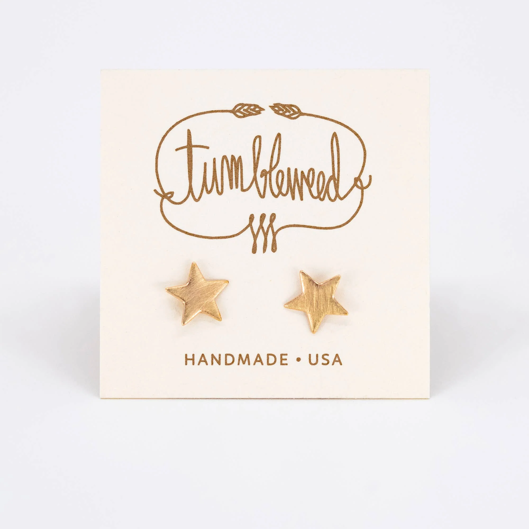 Tumbleweed - Stars & Moon Studs: Sterling Silver - Image 3
