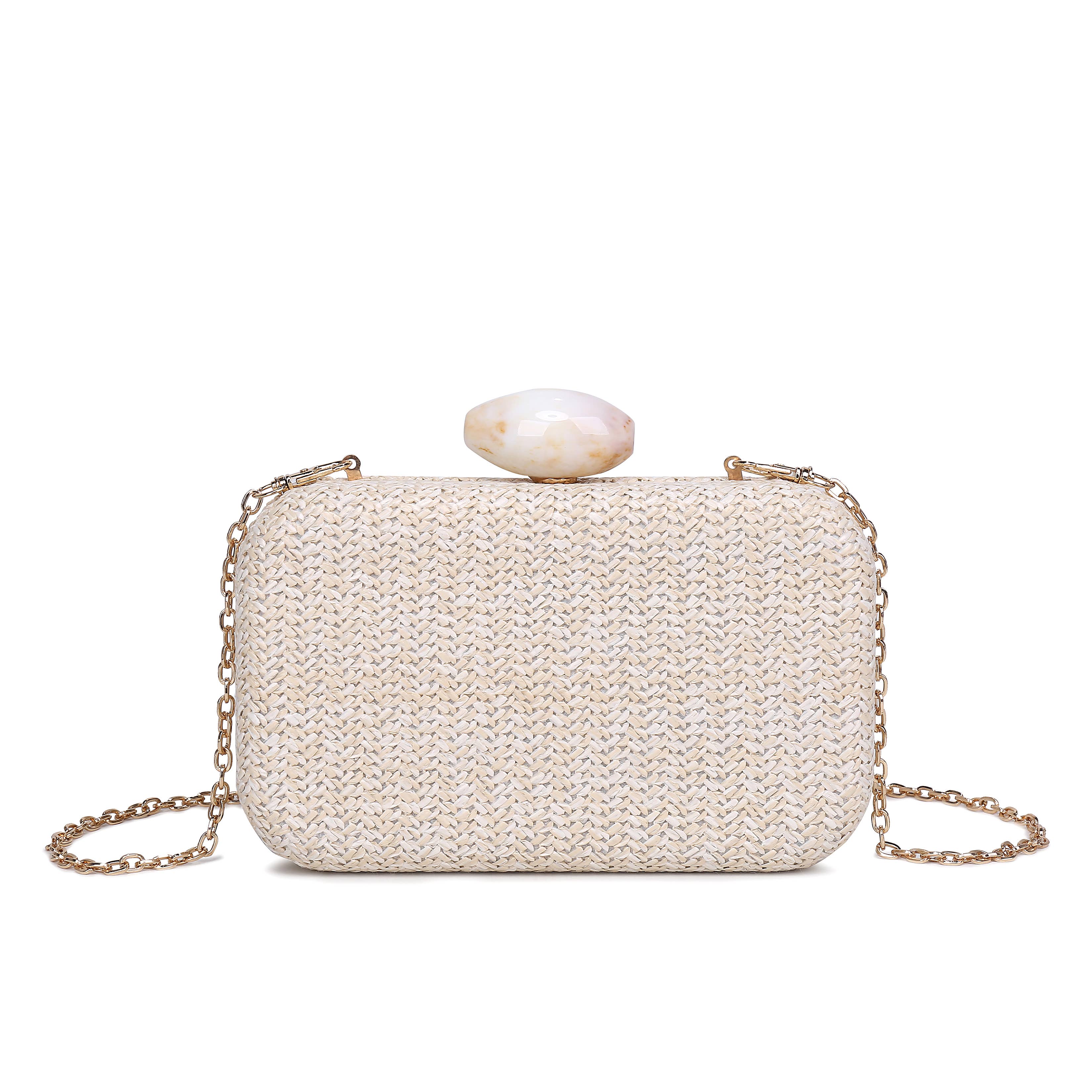 Urban Expressions - Ezra Clutch Evening Bag - Natural - Image 10
