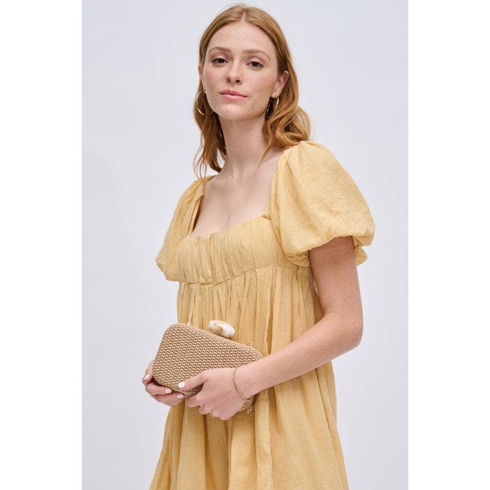Urban Expressions - Ezra Clutch Evening Bag - Natural - Image 3