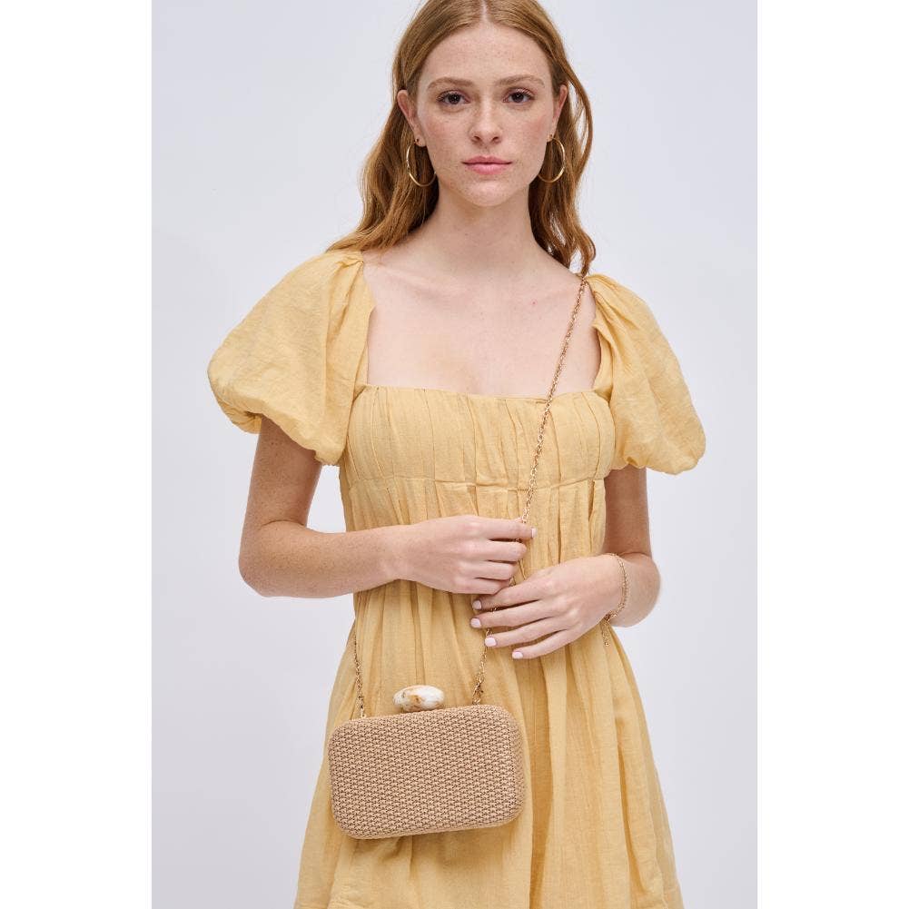 Urban Expressions - Ezra Clutch Evening Bag - Natural - Image 5