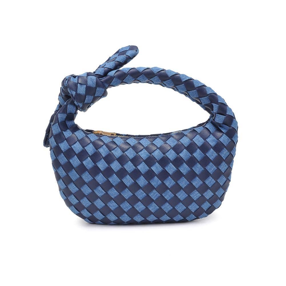 Urban Expressions - Lizbeth Woven Knot Clutch - Oatmilk - Image 23