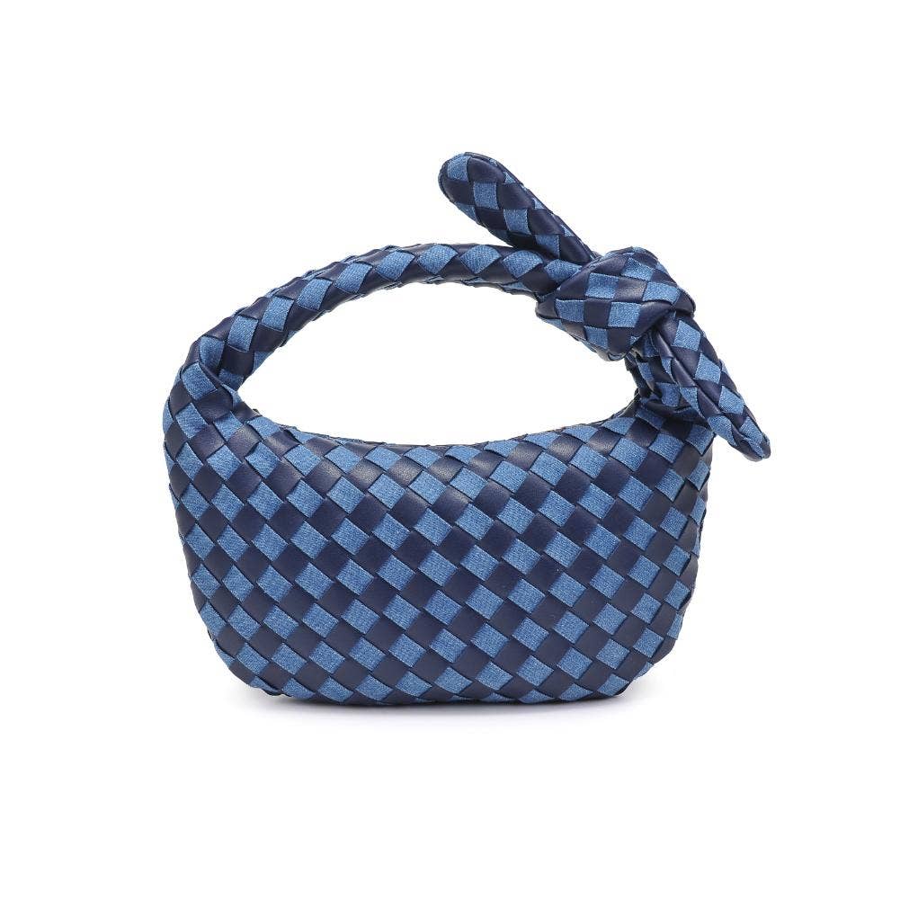 Urban Expressions - Lizbeth Woven Knot Clutch - Oatmilk - Image 25
