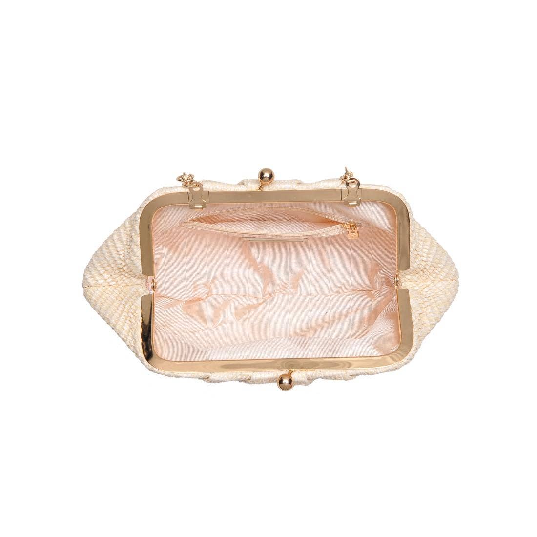 Urban Expressions - Triana Straw Frame Clutch - Natural - Image 17