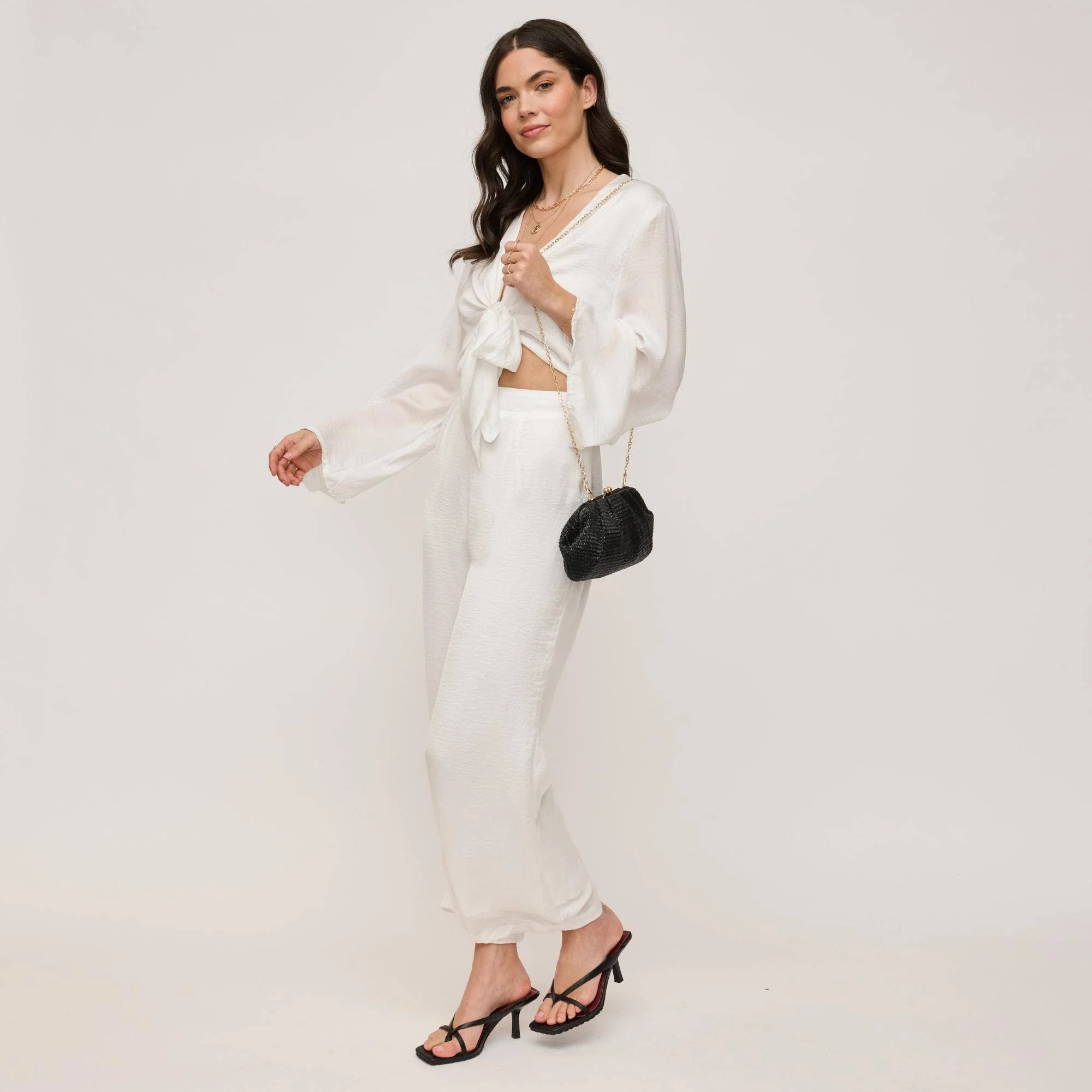 Urban Expressions - Triana Straw Frame Clutch - Natural - Image 4