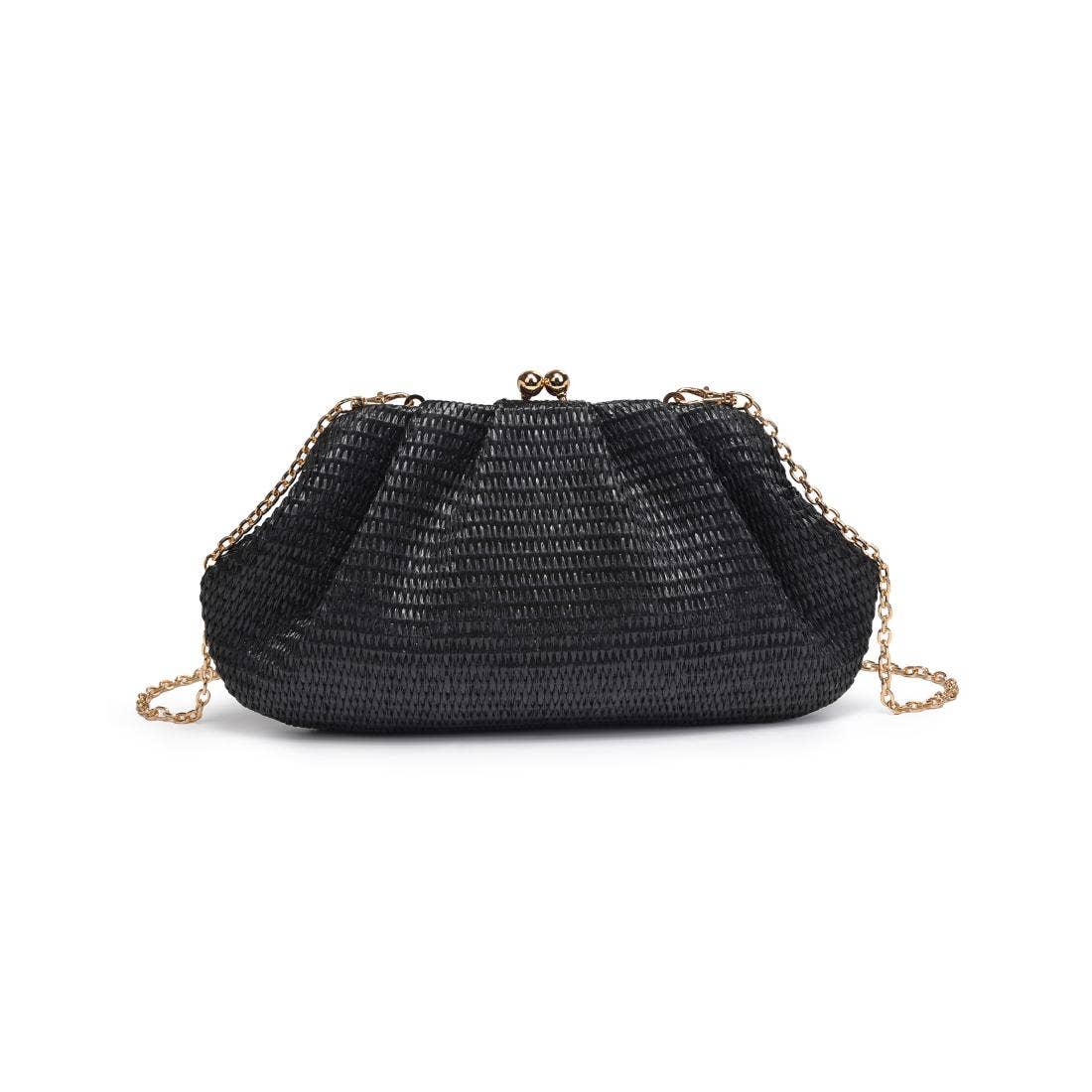 Urban Expressions - Triana Straw Frame Clutch - Natural - Image 6