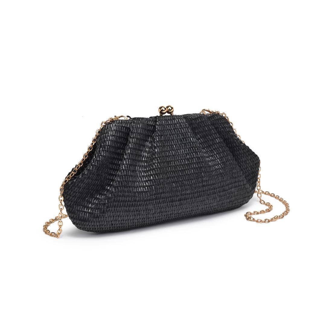 Urban Expressions - Triana Straw Frame Clutch - Natural - Image 7
