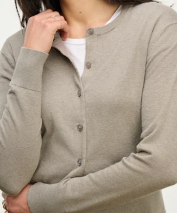Velvet - Violet Button Down Cardigan - Image 2