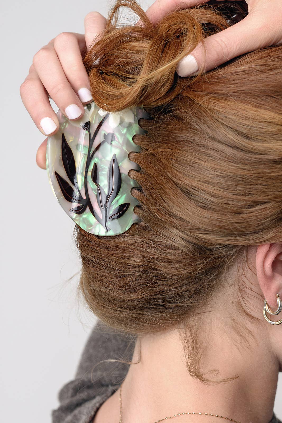 WINONA IRENE - Bryony Floral Claw Clip Large - Image 3