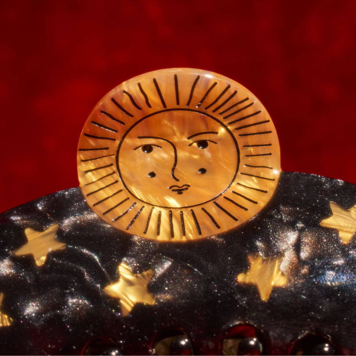 WINONA IRENE - Sun and Stars Astrology Hair Claw - Image 5