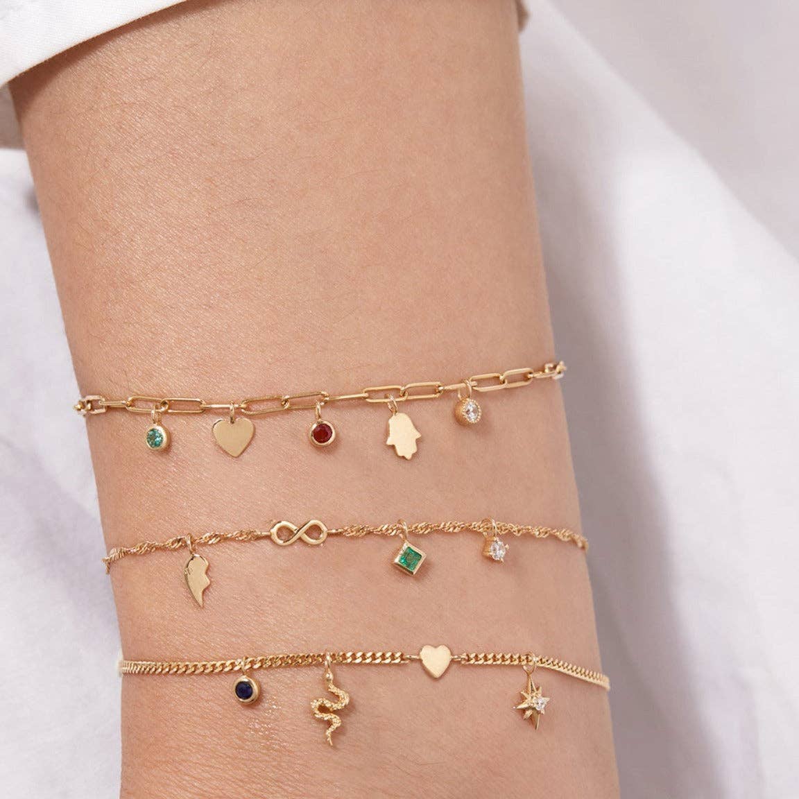 Weld Magic 14K Solid Gold Hamsa Hand Charm - Image 2