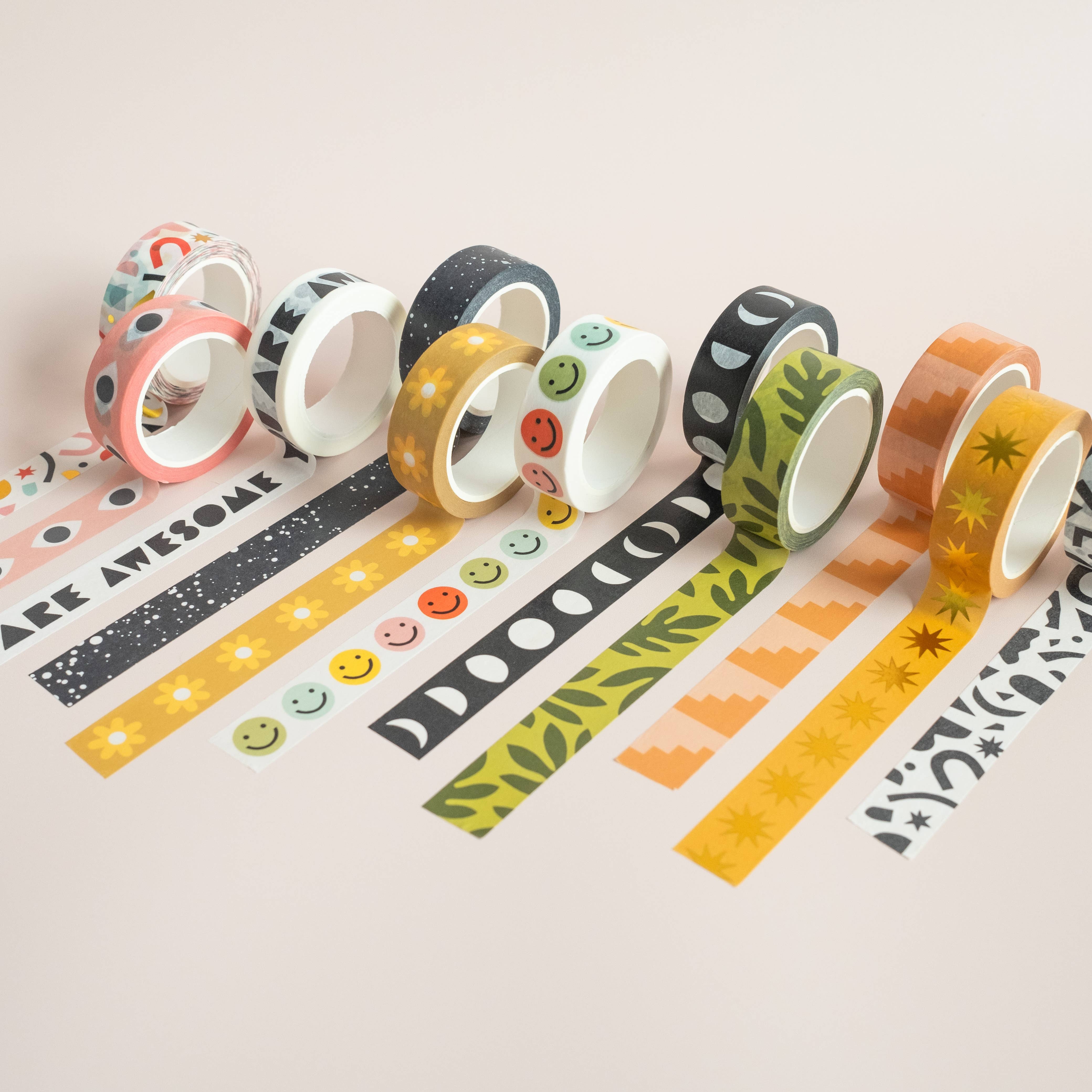 Worthwhile Paper - Smiley Face Washi Tape - Image 3